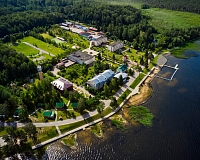 Санаторий Росинка в Витебской области, вид снаружи Санаторий Росинка (Витебская область)