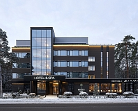 Отель Бенедикт Hotel & Spa в Ленинградском шоссе, вид снаружи Отель Бенедикт Hotel & Spa (Ленинградское шоссе)