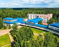 Санаторий Каникулы в Аксаково ФНС в Дмитровском шоссе, вид снаружи Санаторий Каникулы в Аксаково ФНС (Дмитровское шоссе)