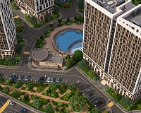 Отель Апартаменты в ЖК Аллея Парк в Дагомысе, вид снаружи Отель Апартаменты в ЖК Аллея Парк (Дагомыс)